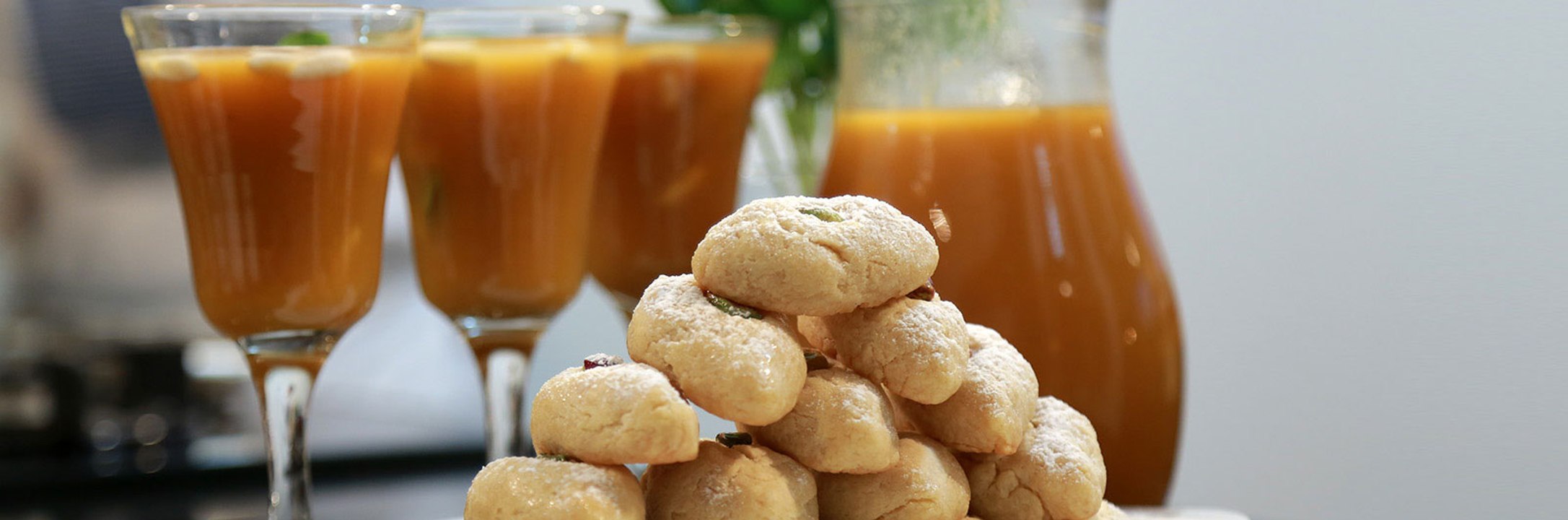 اكلات رمضانية : قمر الدين وعيون المها