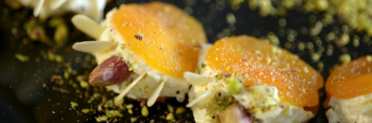 حلى سهل وسريع :مشمش المجفف بالقشطة