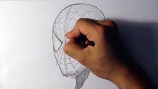 How to Draw Spider-man in Fine Art Style - Easy Drawings