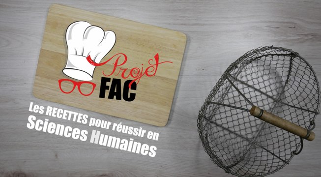 FUN-MOOC : Projet FAC : les recettes pour réussir en Sciences Humaines