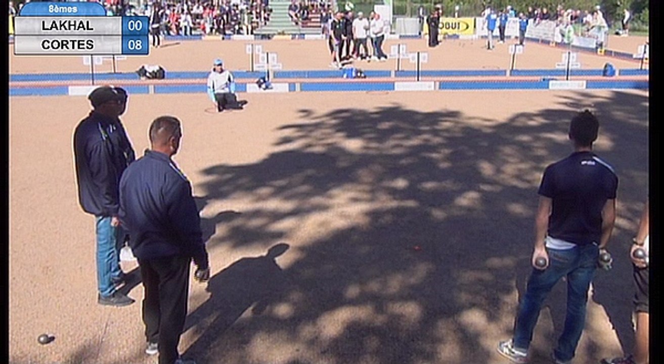 International à pétanque d'Andrézieux-Bouthéon 2017 : Huitième CORTES vs LAKHAL