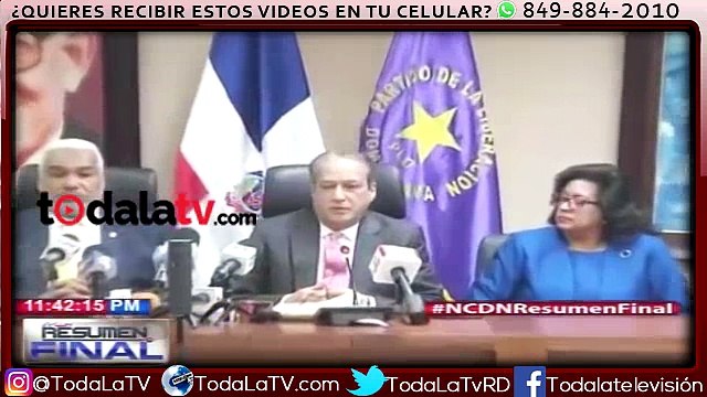 PLD contratará expertos constitucionalistas para analizar tema de primarias-Resumen Final-Video