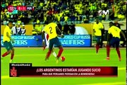 Hinchas argentinos calientan la previa del Perú vs. Argentina en La Bombonera