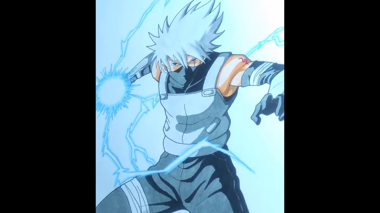 Como dibujar a Kakashi anbu. How to draw Kakashi Anbu. Drawing Kakashi Ambu