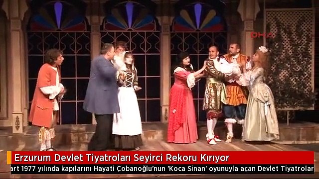Erzurum Devlet Tiyatroları Seyirci Rekoru Kırıyor