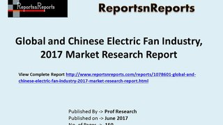 Electric Fan Market 2017 Industry Trends and Competitive Landscape Analysis