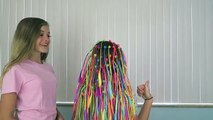 100 Braided Hair Clips ~ 100 Layers Challenge ~ Jacy and Kacy