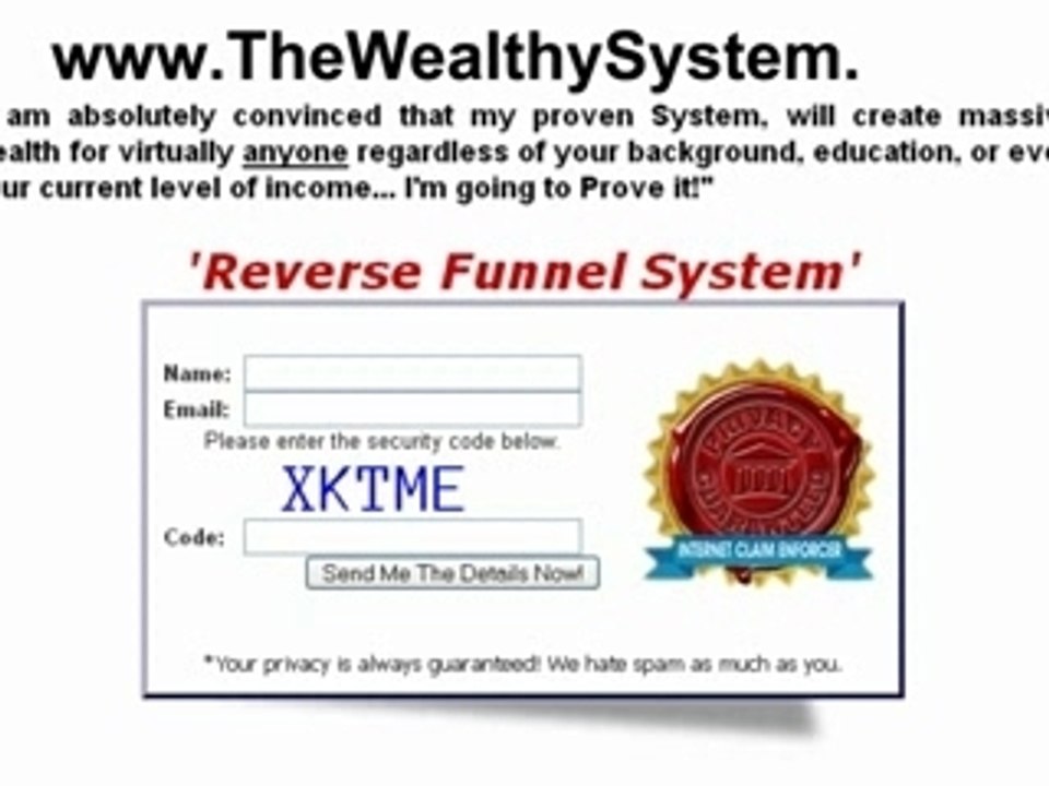 The Reverse Funnel System - The Key To Success With RFS