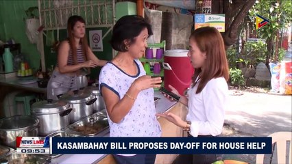 Kasambahay Bill proposes day-off for house help