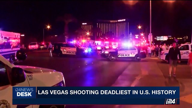 i24NEWS DESK | Las Vegas shooting: at least 59 dead, 527 injured | Tuesday, October 3rd 2017
