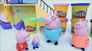 Peppa Pig Fantasia Frozen Anna e Kristoff com Massinhas de Modelar Play Doh Em Português