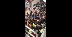 Affrontements entre supporters Marseillais et Niçois.