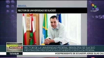 Brasil: Rector de la Universidad Federal de Santa Catarina se suicida