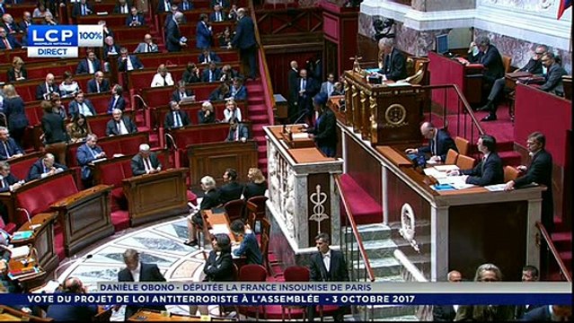 D.Obono (La France Insoumise) Nous continuerons à défendre la devise de notre République: Liberté, Égalité, Fraternité