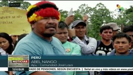 Perú: realizan huelga para exigen consulta previa del lote 192