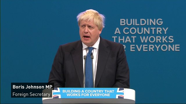 Boris opens conference speech with message to Las Vegas