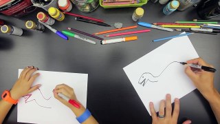 How To Draw A Dilophosaurus
