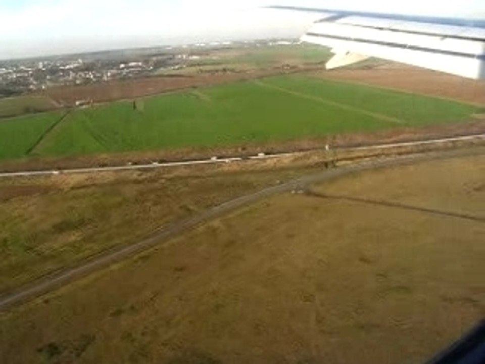 Atterissage d'un avion à Roissy