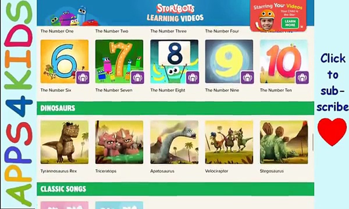 Numbers Counting - Learning Videos by StoryBots – Educational Games and ABC Music App for Kids
