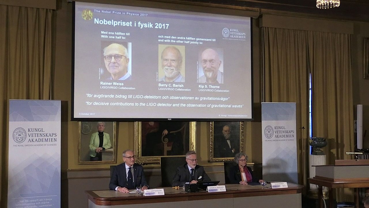 El Nobel de Física a descubridores de ondas gravitacionales