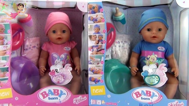 Muñecos Baby Born Interivos, de Bandai Niño y Niña. Juguetes Baby Born | Bebe come papilla