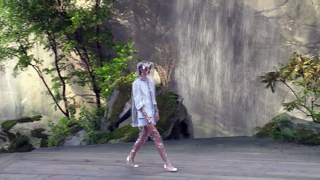 Chanel goes aquatic with millennial nymphs in PVC waders