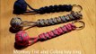 Monkey fist and cobra paracord keyring without a jig