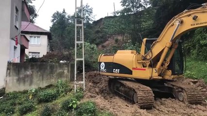 Rize'deki Şiddetli Yağış