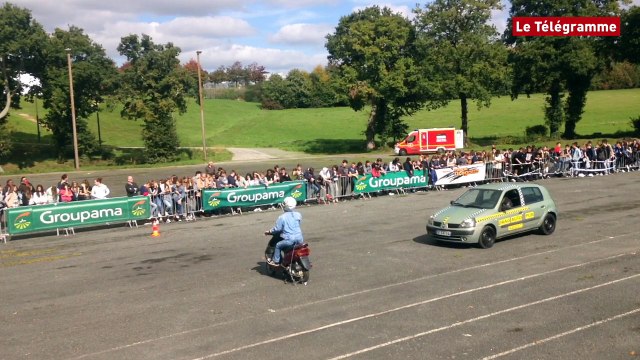 Carhaix. Des crash tests pour 550 lycéens