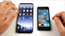 Galaxy S8 Plus vs iPhone 5S! - Speed Test