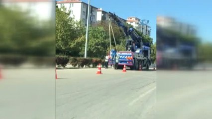 Vinçte Salıncak Keyfi Kamerada