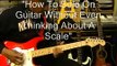 How To Play An Electric Guitar Solo Without Even THINKING About Scales In Am #1 EricBlackmonGuitar
