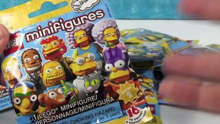 Lego Simpsons Series 2 Mini Figures Minifigs Opening Unboxing Toy Review