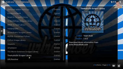 KODI - FIX DEPENDENCY ERROR