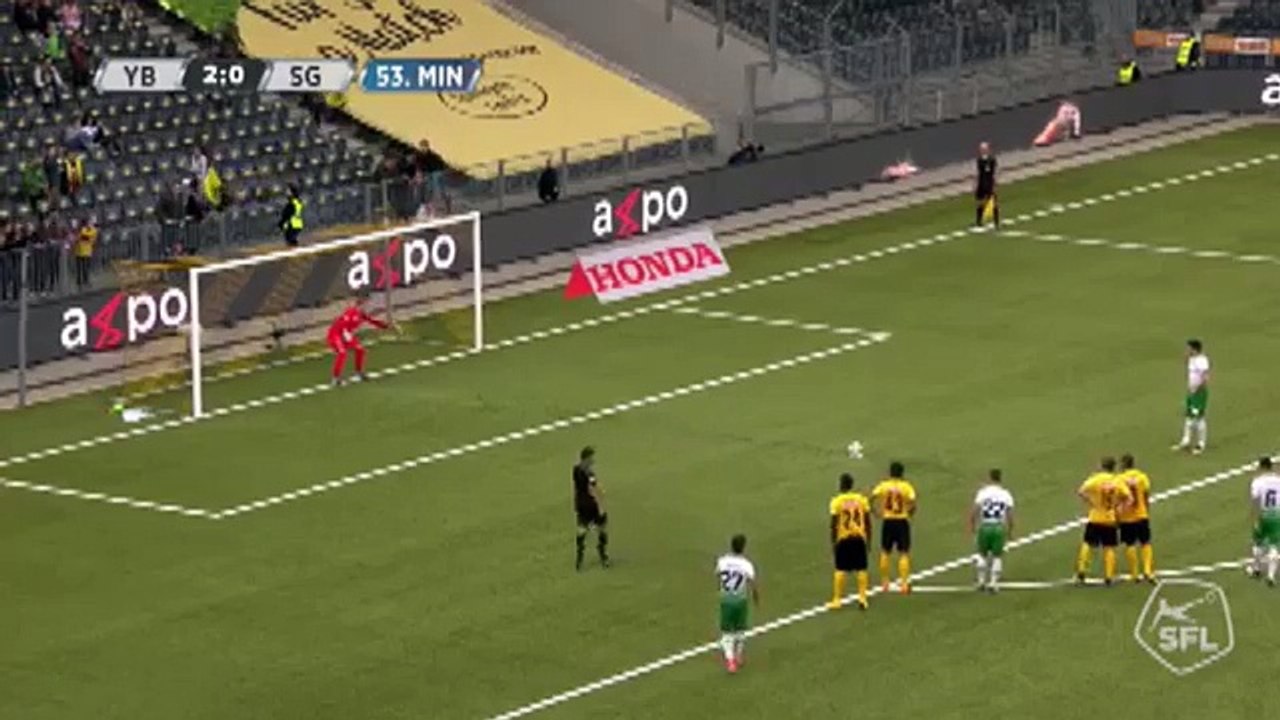 Young Boys 2:1 Sankt Gallen  (Swiss Super League 1 October 2017)