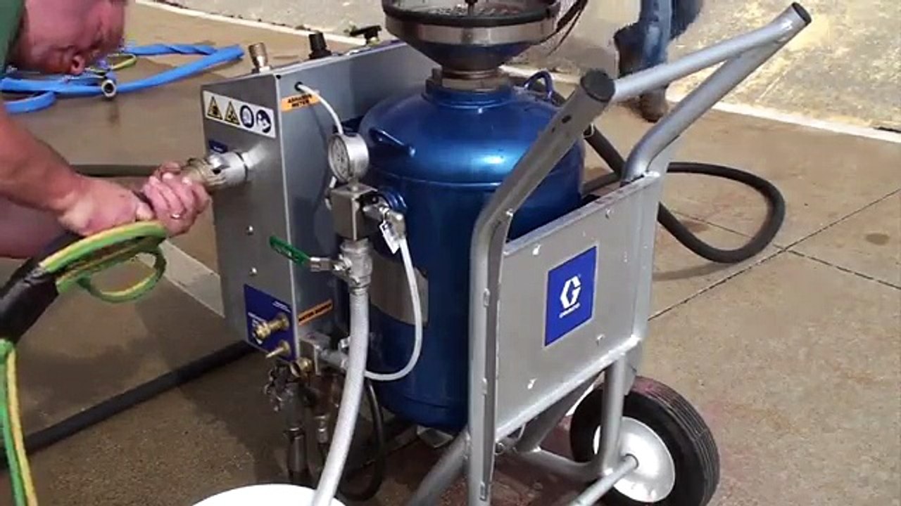 Décapage peinture avec EcoQuip 2 EQp