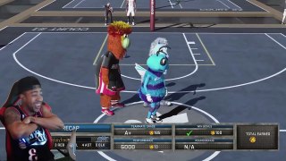 NBA 2K16| Entire Team Mascots !! 55 OVR + UGLYJUMPSHOT MyPark Challenge! & Funny Moments