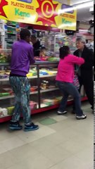 Woman Gets Caught Stealing And Fights With Owner