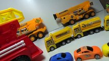 Baby Studio - fire truck transport alot of trucks and cars | trucks toy