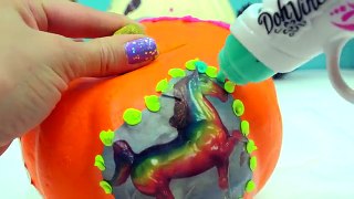 Breyer Breyerfest Carnival Horse Pumpkin DIY Craft Video with Rainbow Playdoh Dohvinci