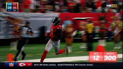Flashback: Julio Jones Racks Up 300 Yards on 12 Catches vs. Panthers