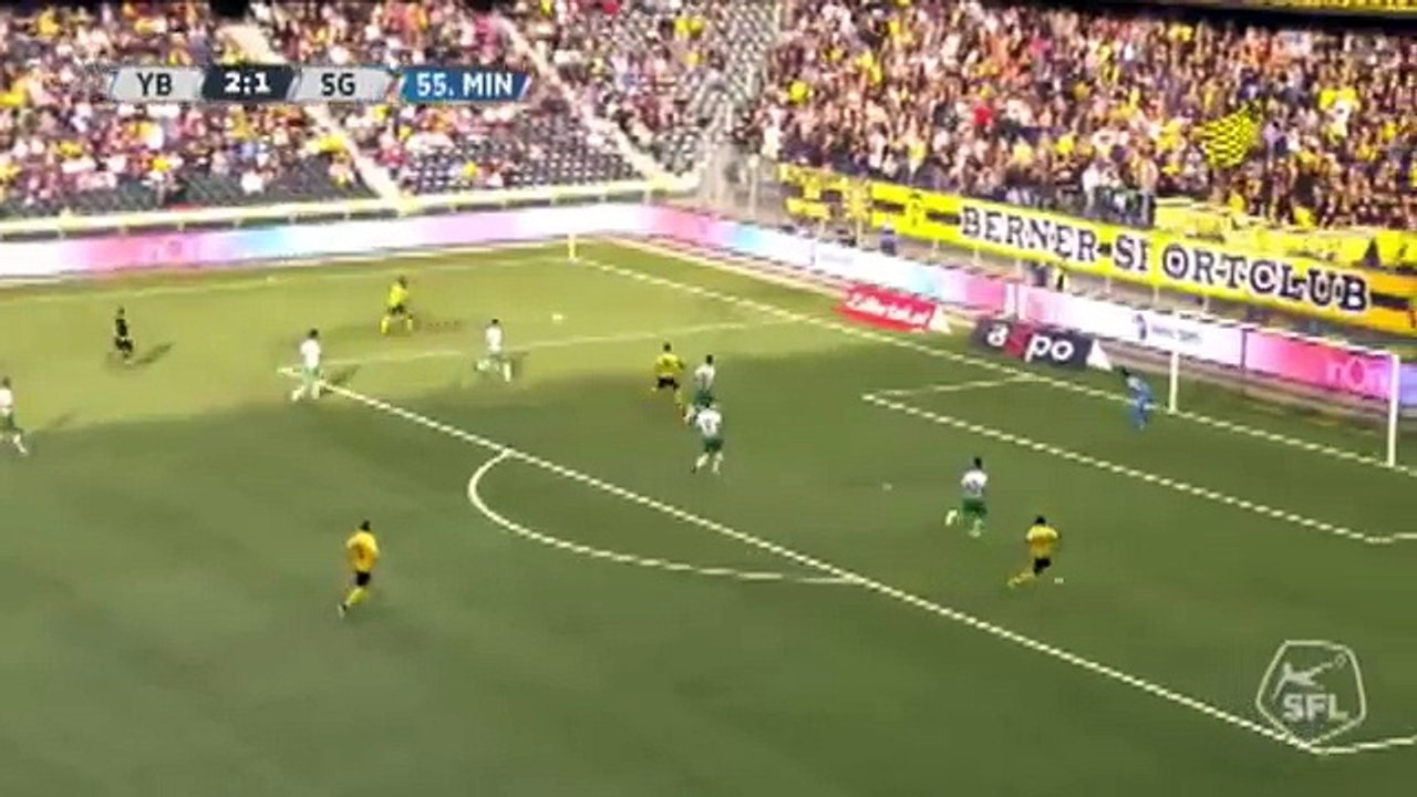 Young Boys 3:1 Sankt Gallen  (Swiss Super League 1 October 2017)