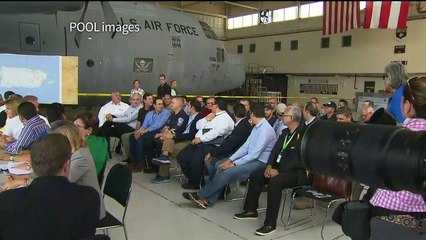 Trump in Puerto Rico to champion storm response