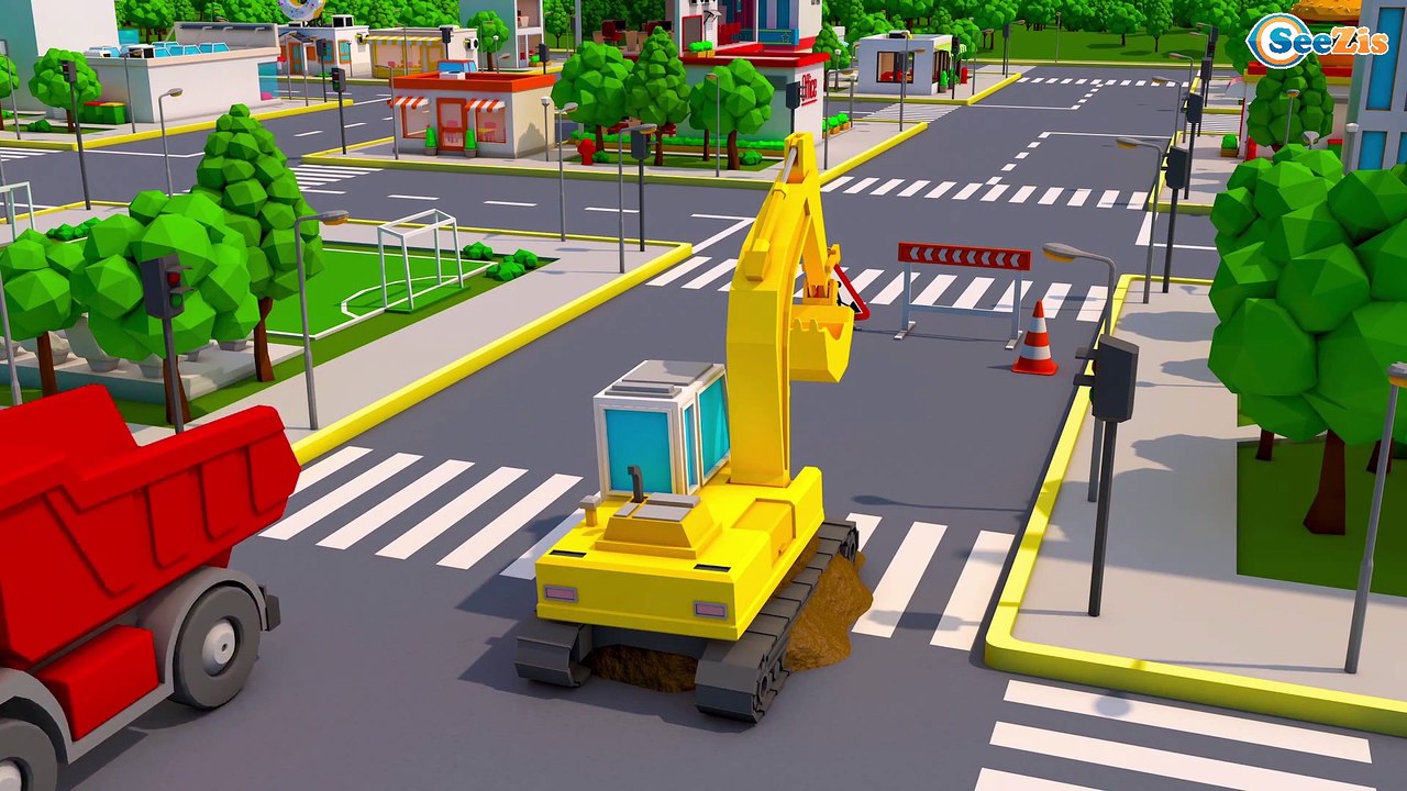 NOVO Pequeno Сaminhão - Pneu de Caminhão - Desenhos animados carros bebês