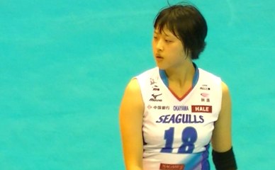 金田修佳選手(Shuka Kaneda)岡山シーガルズ【Vﾌﾟﾚﾐｱﾘｰｸﾞ開幕戦】2015.10.17東京体育館