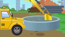 El Tractor es Amarillo y El Camión infantiles - La zona de construcción - Carritos Para Niños