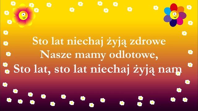 Piosenka na dzień Mamy