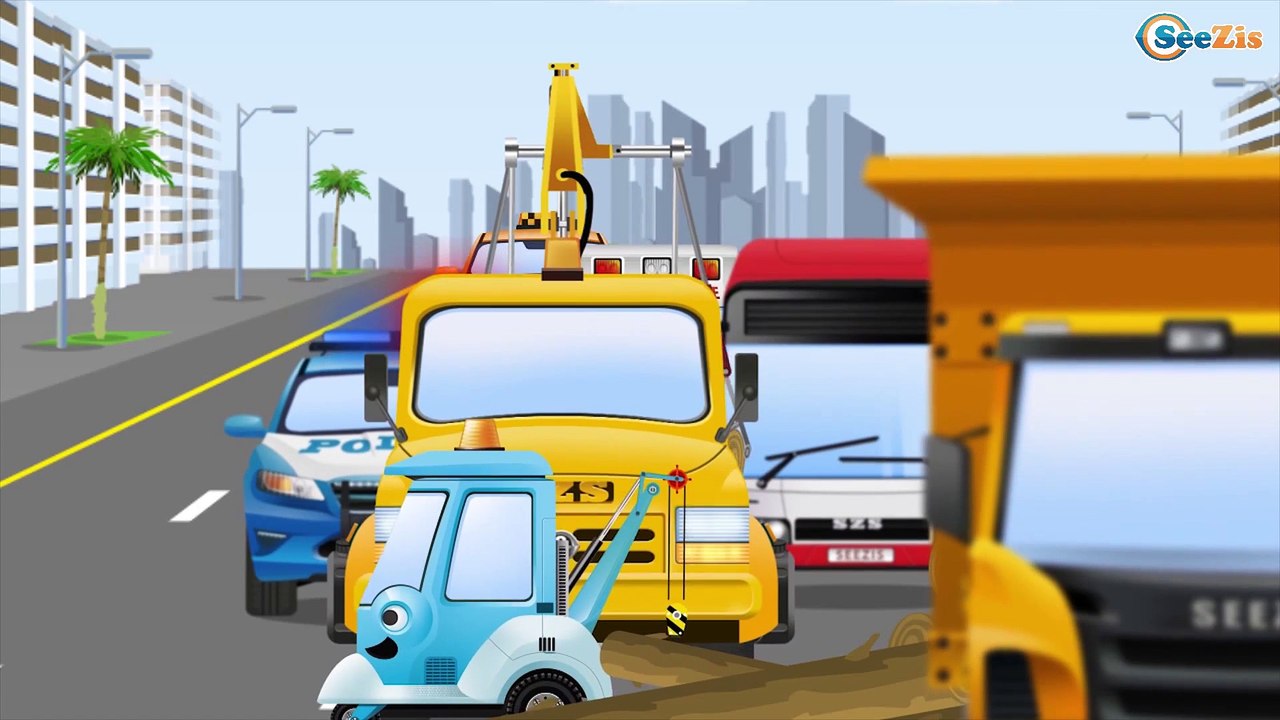 le Camion Benne Curieux COMPILATION le dessin animé pour les enfants Voiture pour bébés