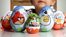 2x Angry Birds Surprise Eggs   Kinder Surprise MU Egg   Kinder Joy​​​