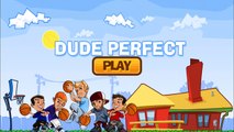Dude Perfect - обзор игры и безумный трюк с мячом от Миши!